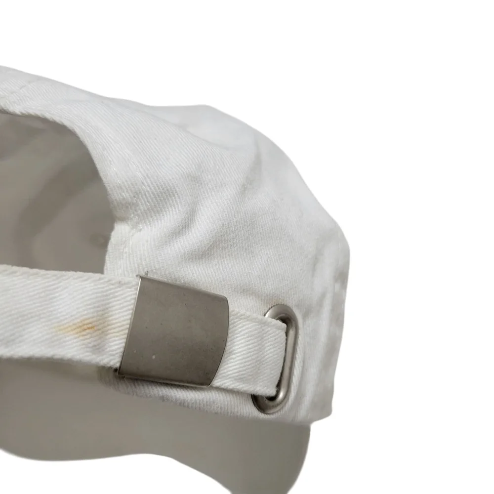 GUESS Women's Baseball Hat White 100% Cotton